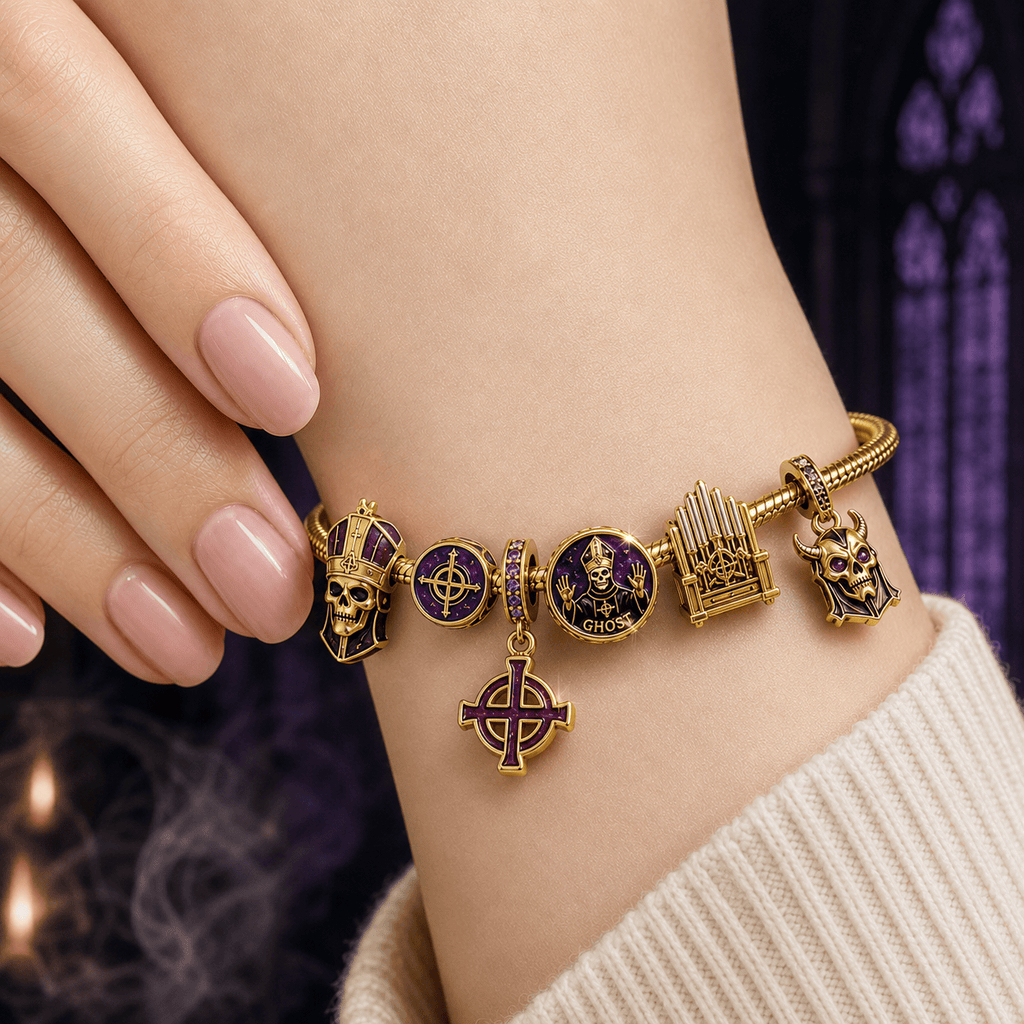 GHB Gold Charm Bracelet Set TTTT