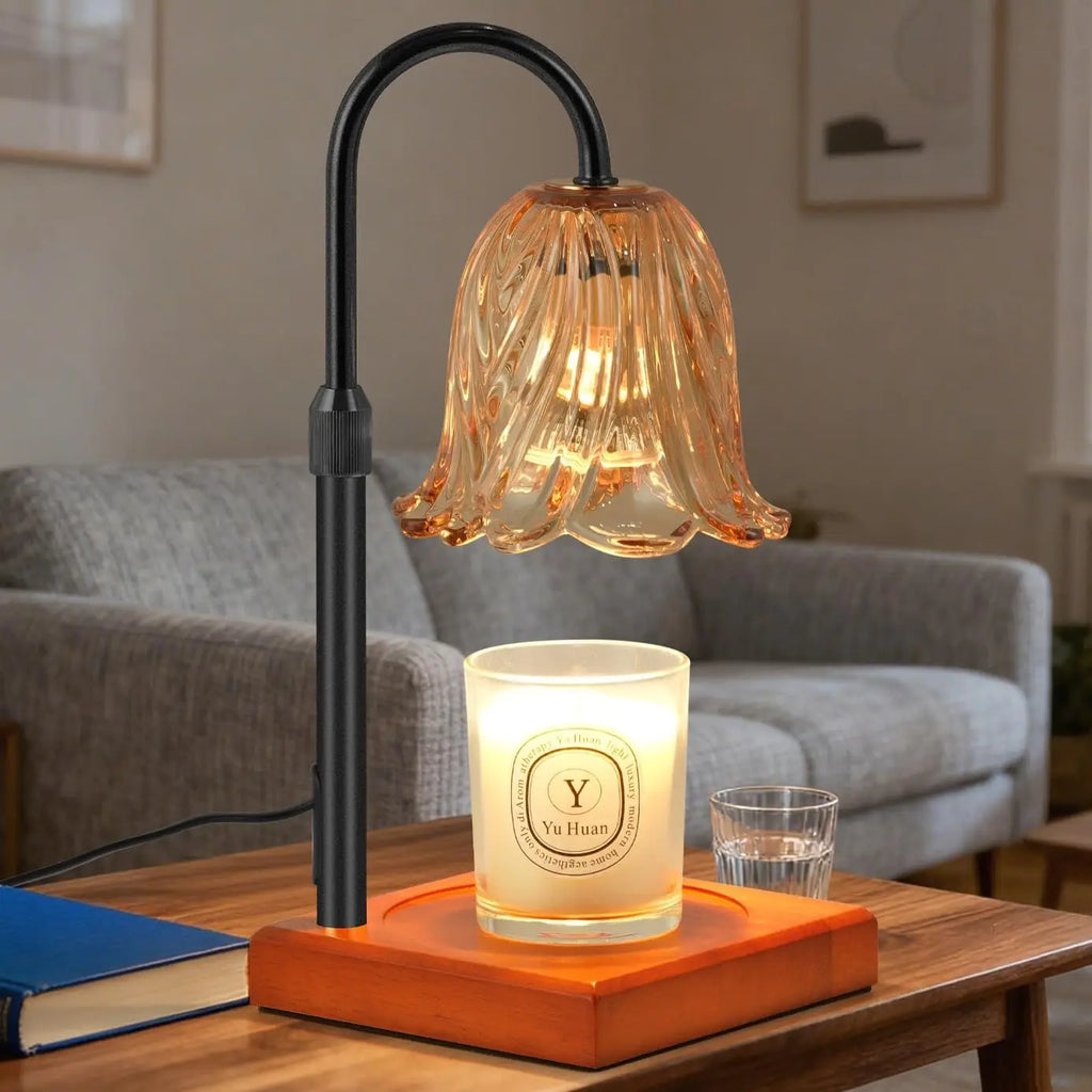 Dimmable Candle Warmer Lamp with Timer, Perfect Birthday Gift for Women and Housewarming Decor